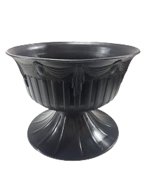 MACETAS G COPA MEDIANA 25CM DIAM. 20CM ALTO  PLASTICA (NEGRO)