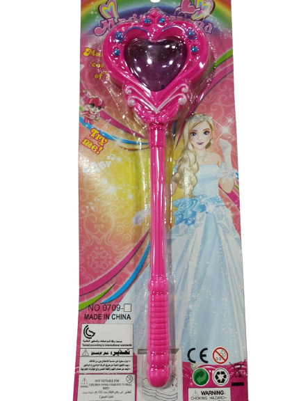 SB.VARITAS MAGICAS 30CM CORAZON 50594        LUZ Y SONIDOS
