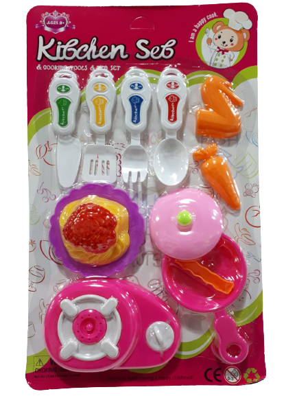 SB.JUEGOS DE COCINAS X11 PCS E/BL 50632      COMIDITAS ANAFES  35X22X3CM