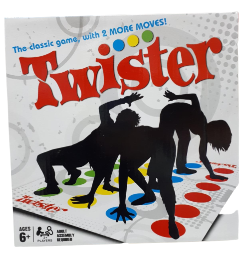 SB.JUEGOS DE TWISTER E/CAJA 53040 27X27X5CM  MEDIDAS 1.50 X 1.20CM