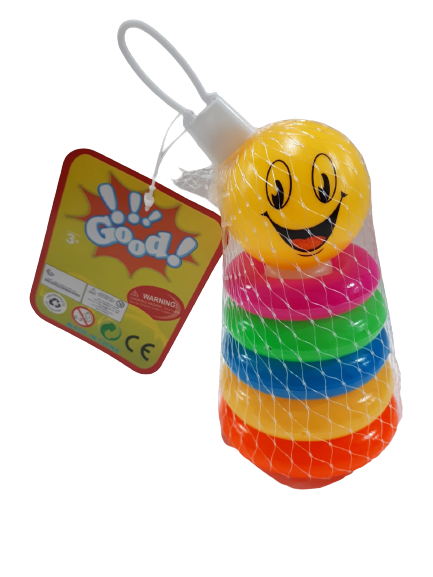 SB.JUEGOS DE AROS EMOJI E/RED 53105          12X8X8CM