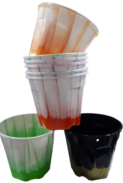 MACETAS G FACETADAS N.19 VARIOS COLORES Y BICOLOR