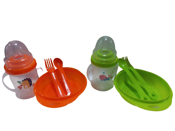 KK SET DE BEBES X4 E/BOL NS039936            VASO PIQUITO + PLATOS HONDO +CUBIERTOS