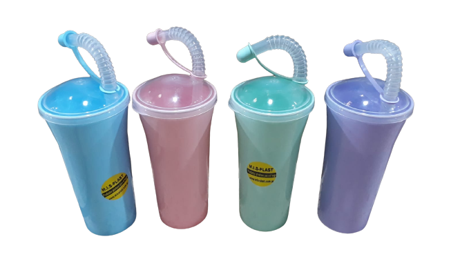 MIS VASOS SORBITOS TRAGO LARGO C/TAPA 500CC  5800