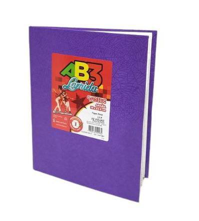 CUADERNOS LAPRIDA AB3 X50HJS RAY LILA   19X23