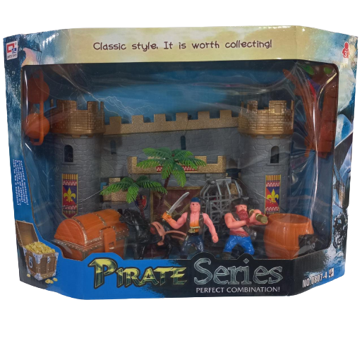KK PIRATAS C/CASTILLOS GDE + ACC E/CAJA SD22576