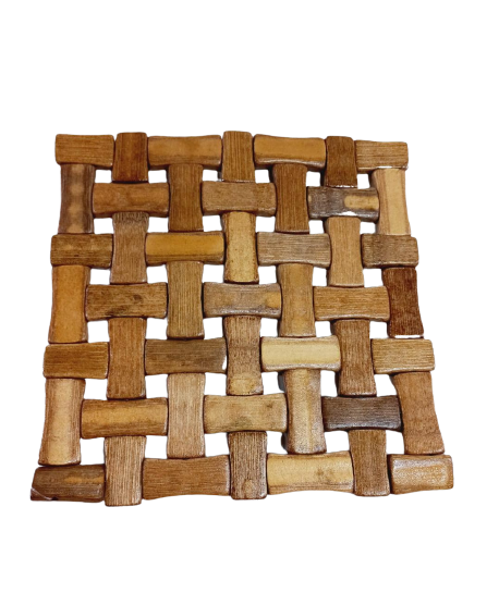 FRE.POSA PAVAS MADERA 19X19CM 01916          BAMBOO