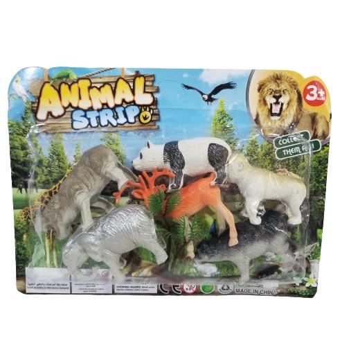 SB.ANIMALES MED X6U + ACC E/BLISTER 53294    25X9X4CM