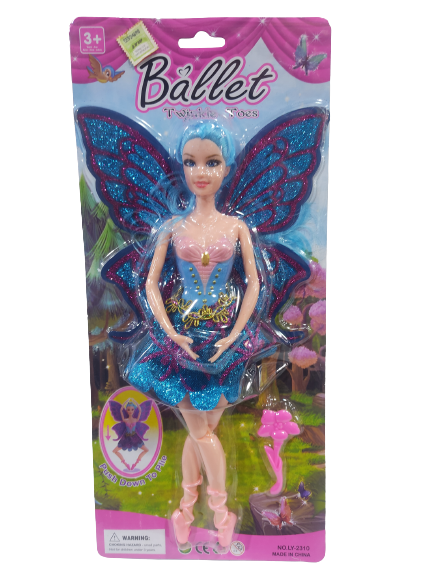 KK MUñECAS BAILARINA MARIPOSA E/BL SD20576 GLITTER