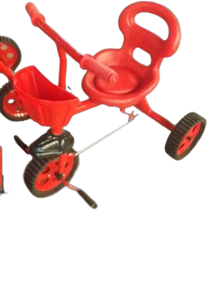 TRAD.TRICICLOS C/BARRAL METAL ROSA ROJO AZUL REFORZADOS 3 RUEDAS ANDADORES