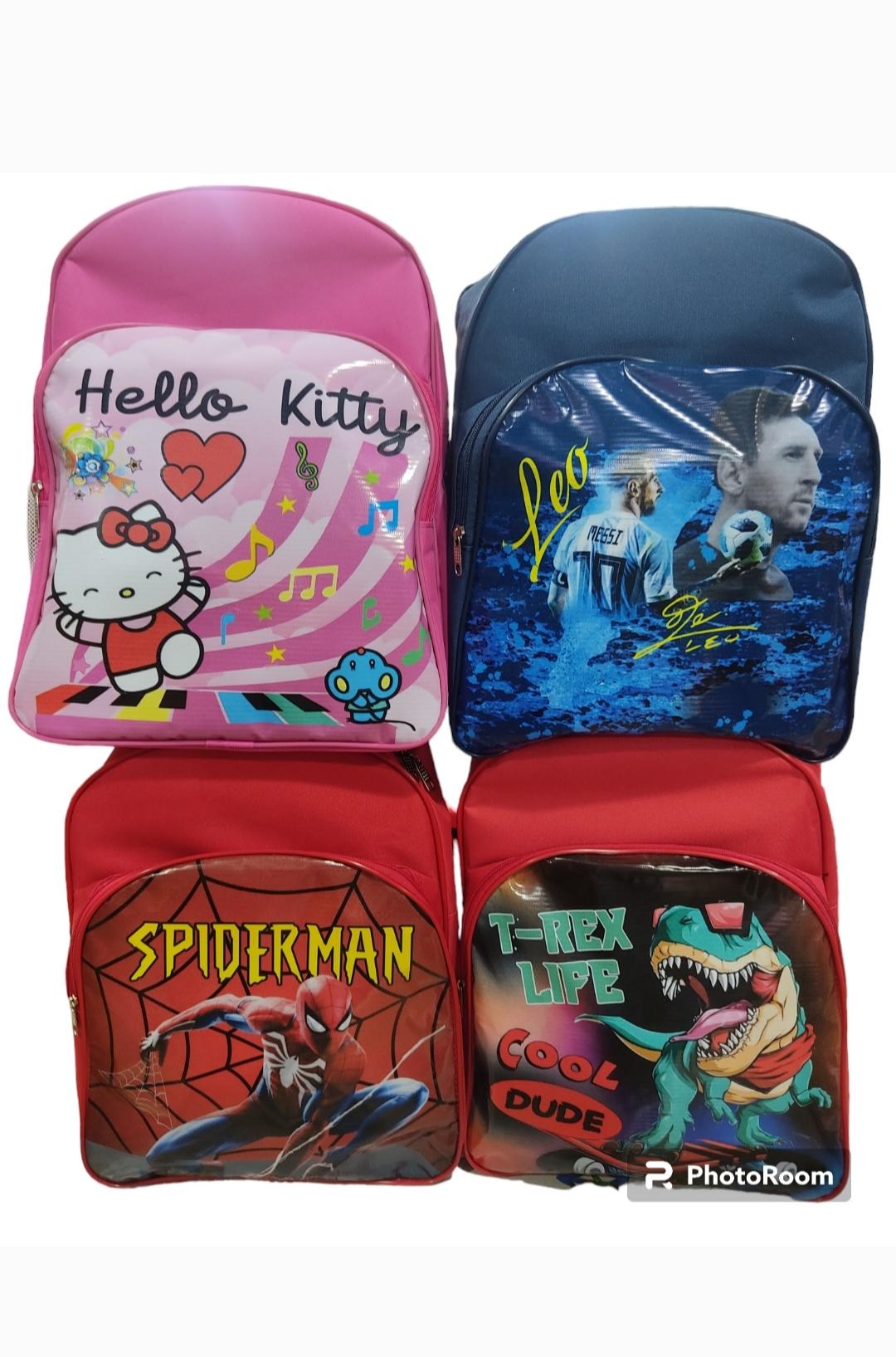 DANYS MOCHILAS ESPALDA 16P BOLSILLO MESSI    40X30X15CM DINOSAURIOS HOMBRE ARAñA KITTY