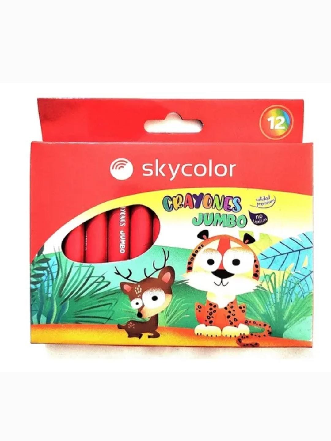 SKY CRAYONES JUMBO X12U E/CAJA JJ104309-12