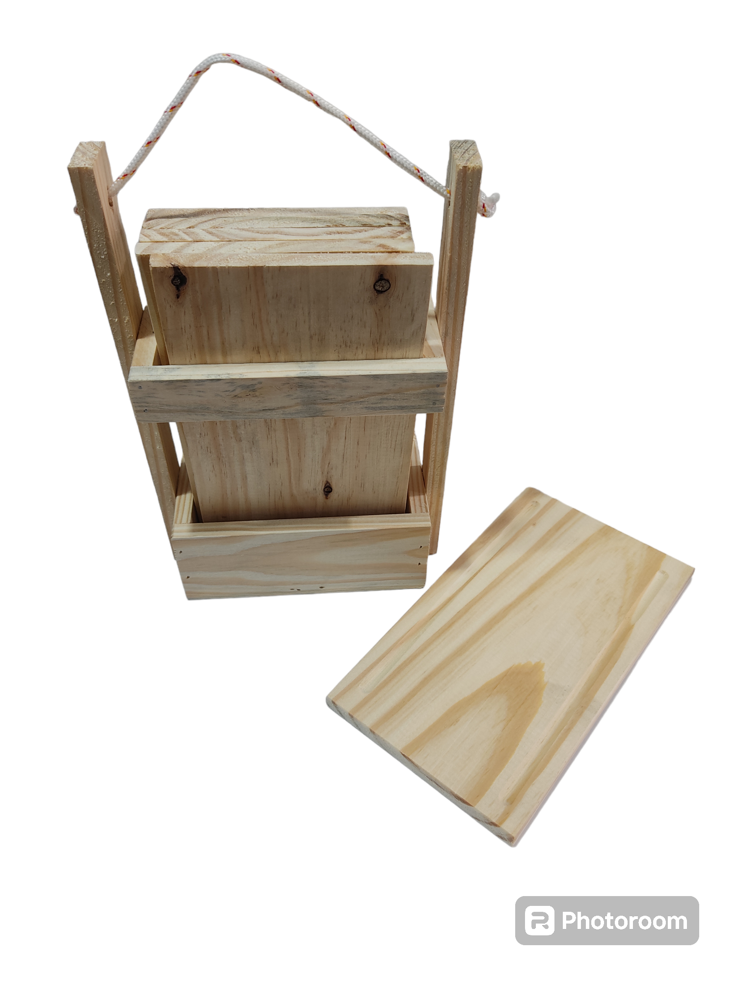 VACCA SET DE ASADO CAJON + 6 PLATOS MADERA   PAPA PADRE TABLAS