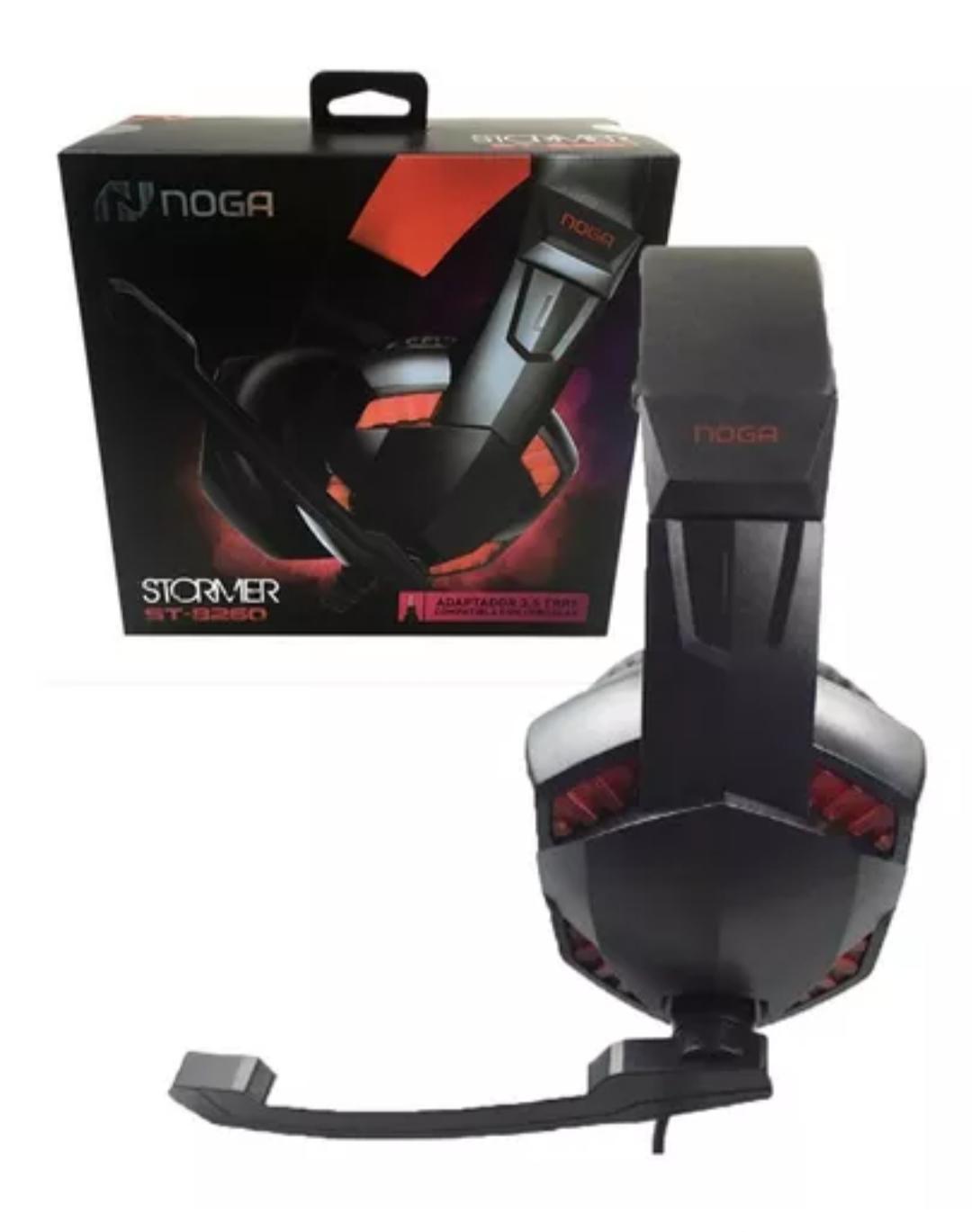 NOGA AURICULARES GAMER C/MIC ST-8260    VOL,LED