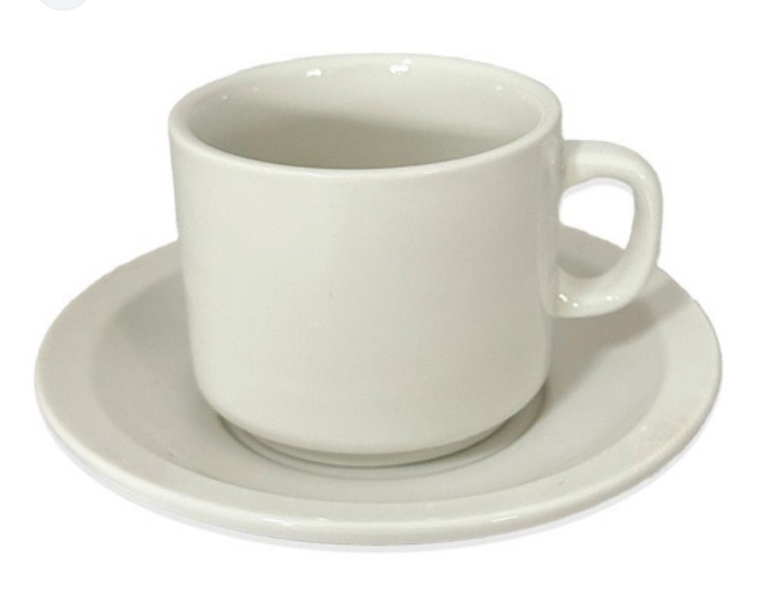 G.TAZAS+PLATOS DESAYUNO PORCELANA 7X8.5CM -5015-1015-