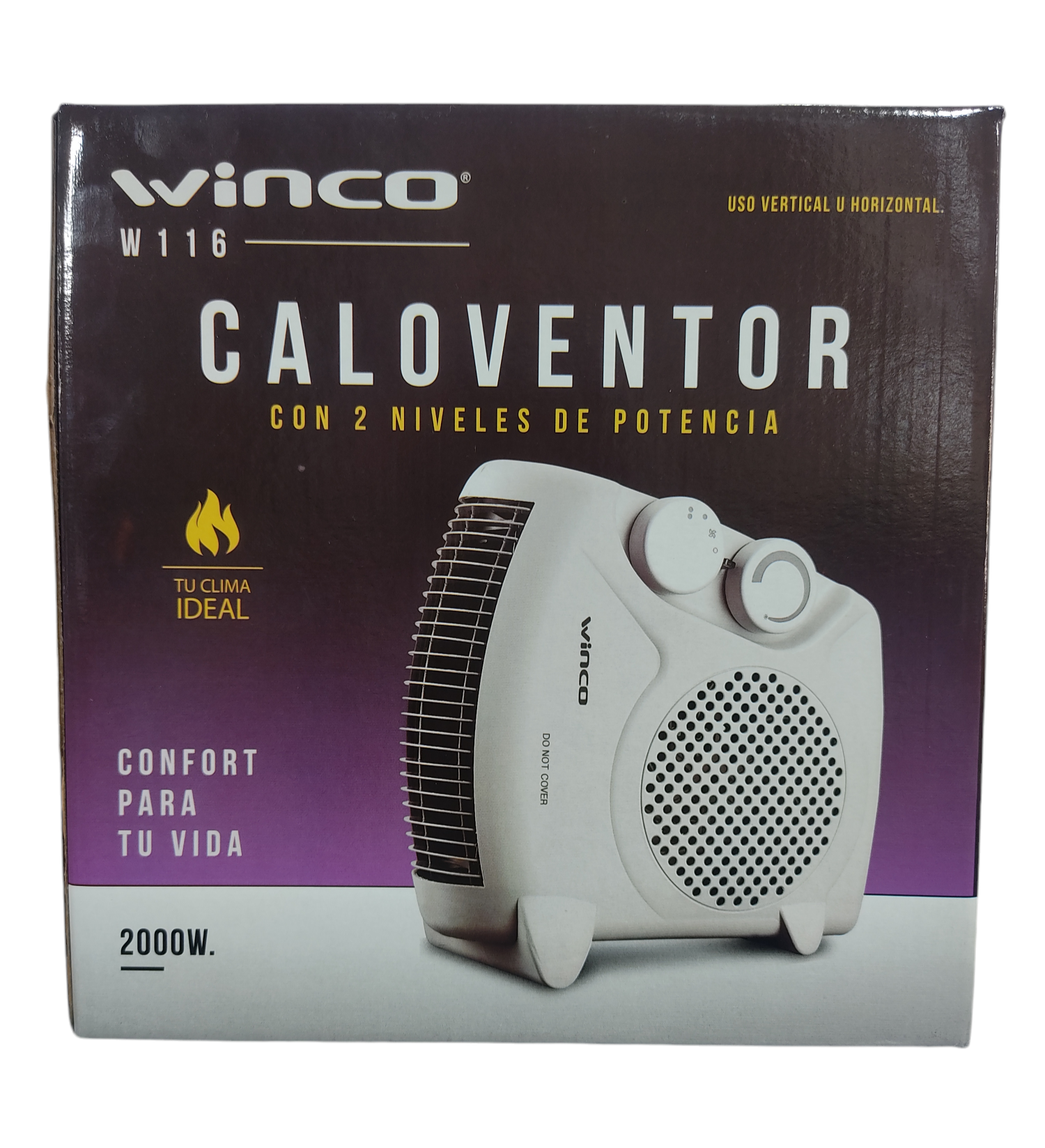 HOGAR WINCO CALOVENTORES 2000W. W116 - REFORZADO - ESTUFAS