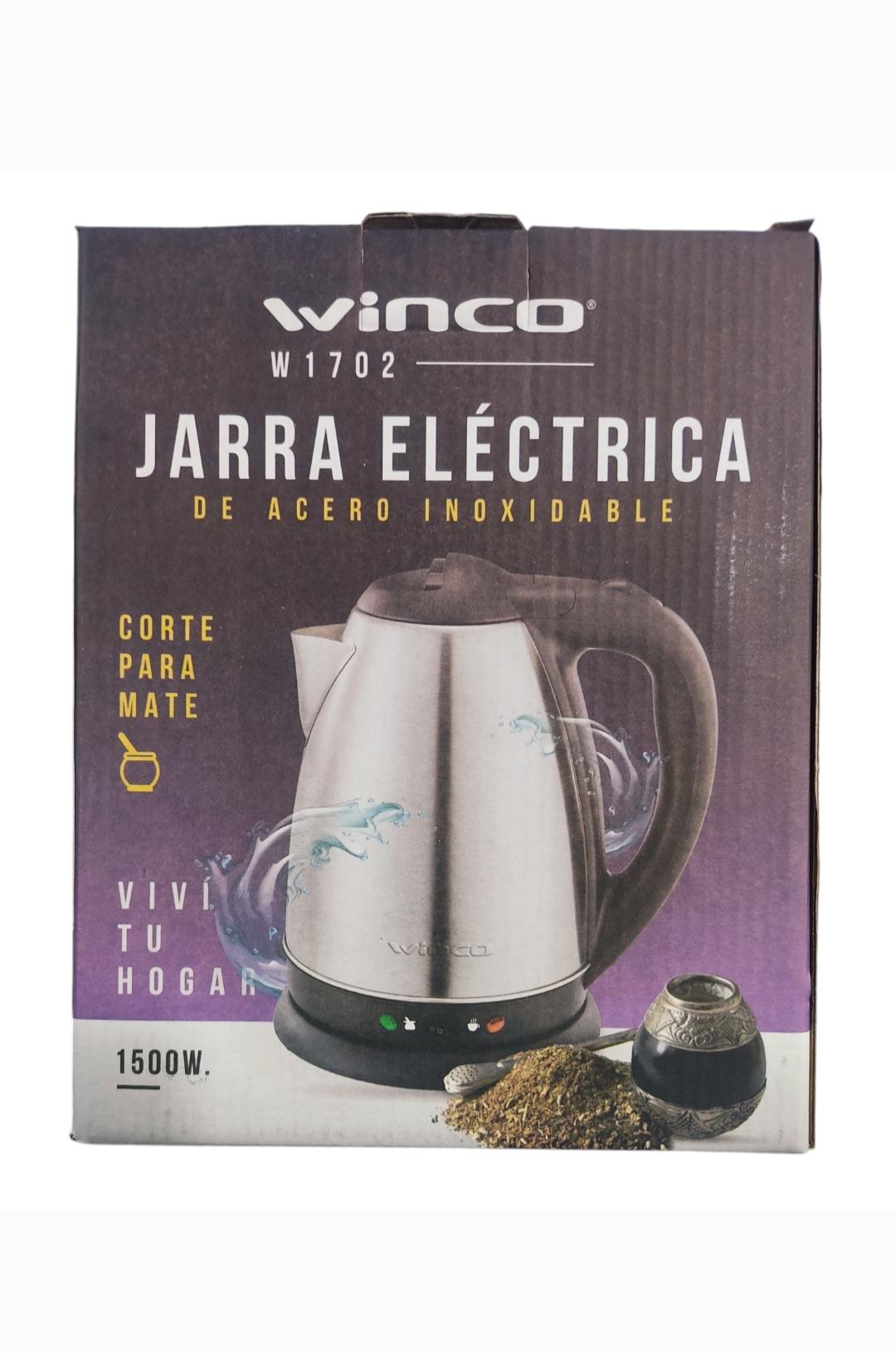 HOGAR WINCO PAVAS ELECTRICA C/CORTE 1.8L E/CAJA W1702  CORTE PARA MATE  1500W. JARRAS