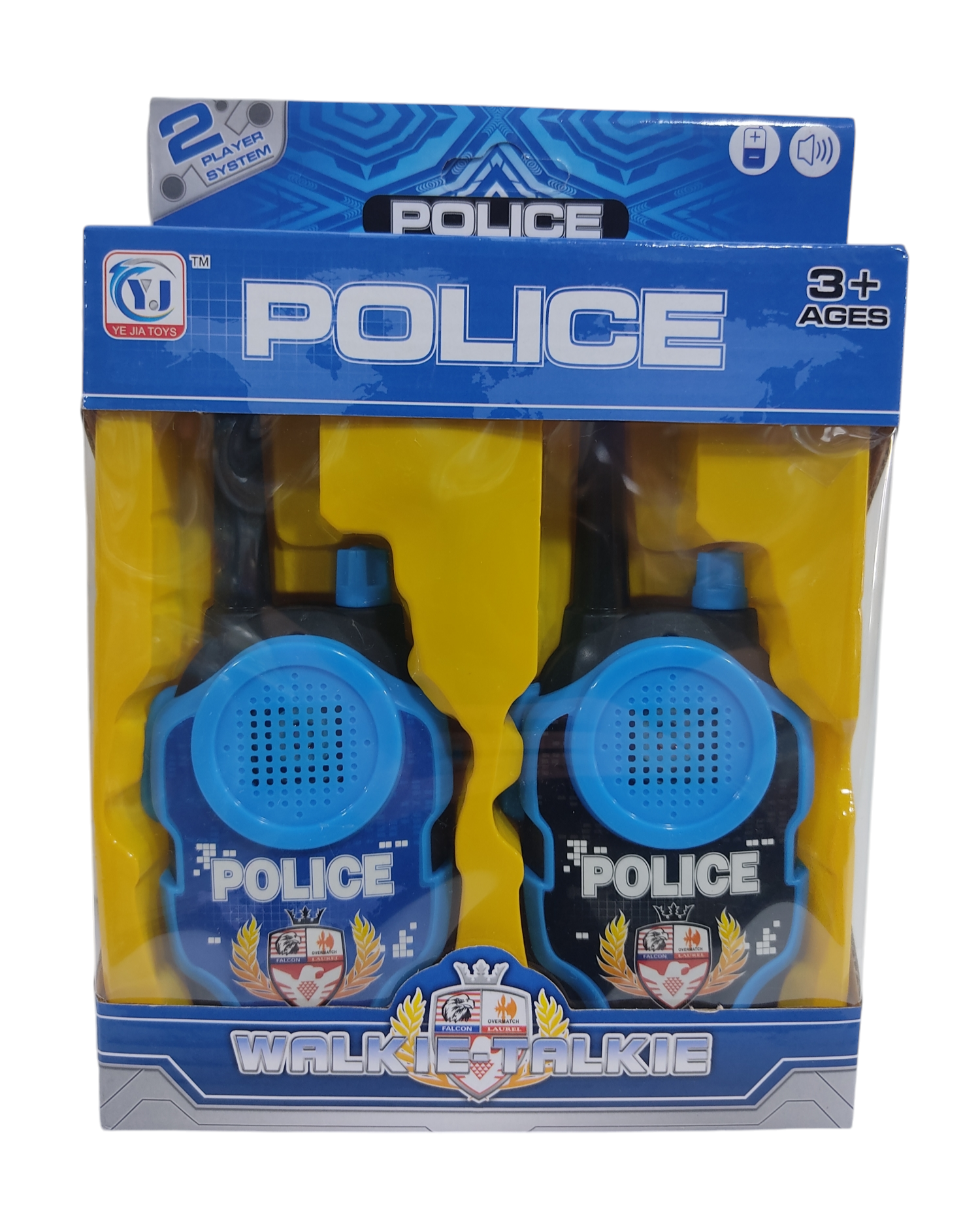 KK WALKIE TALKIE X2U E/CAJA SD18450     23X17CM POLICIAS