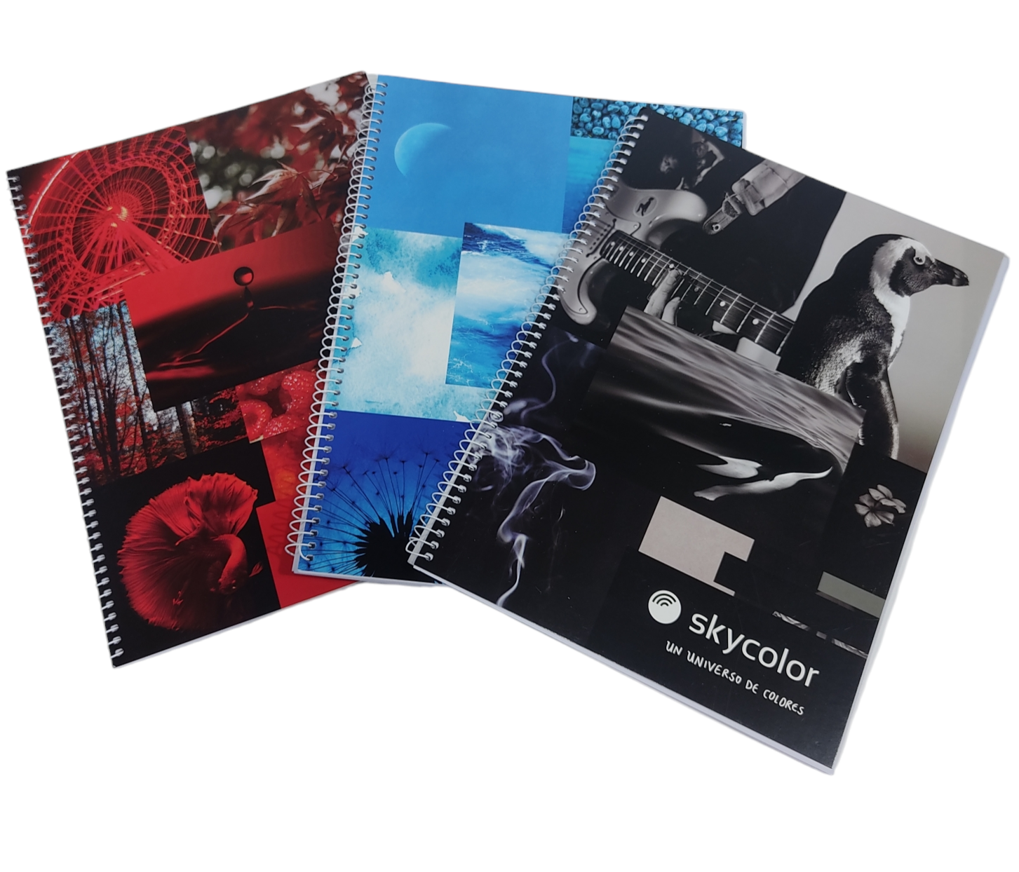 SKY CUADERNOS UNIVERSITARIO RAYADO X80HJS ES PIRALADOS 22X30CM CUFV5780-R