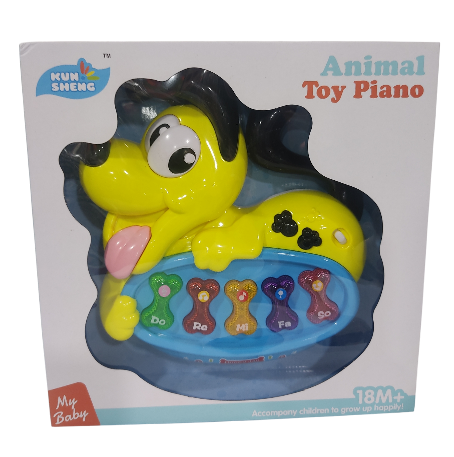 KK PIANOS MUSICAL PERROS E/CAJA SD22860 LUZ + SONIDOS 27X27CM