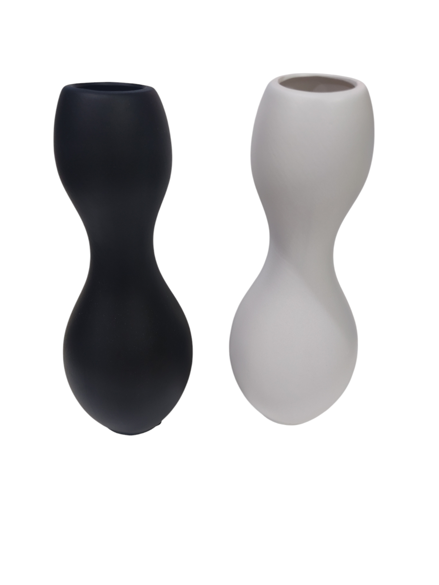 KK FLOREROS CERAMICA 27X10CM NS371225 BLANCO/NEGRO