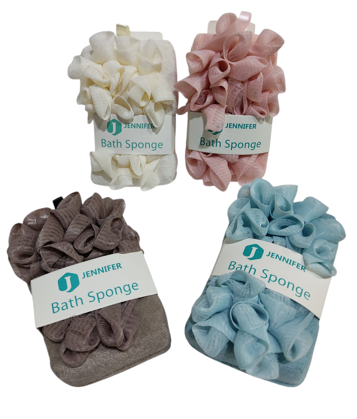 KK ESPONJAS DE BAñO E/BL NS389003 DECORADAS