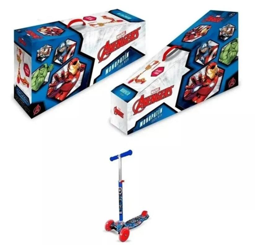SB.MONOPATINES VENGADORES 12023 3 RUEDA 80X58X23CM E/CAJA 70KG PLASTICO/METAL