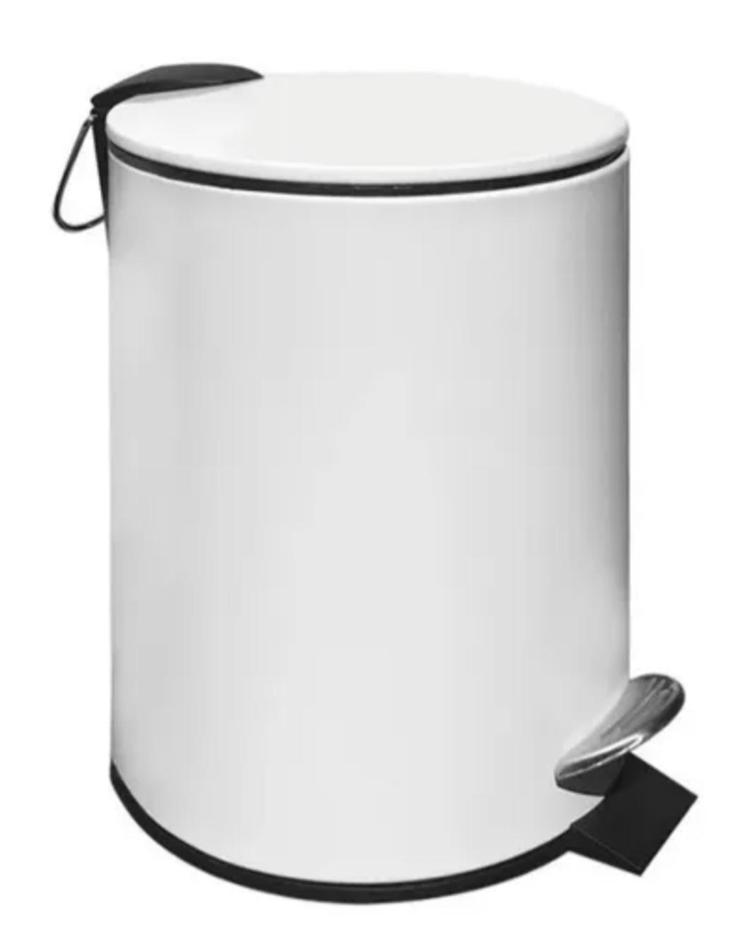 KK CESTOS DE BASURA METAL PINTADO 28X20 E/CAJA 5LT PEDAL ABRE Y CIERRA CA6197