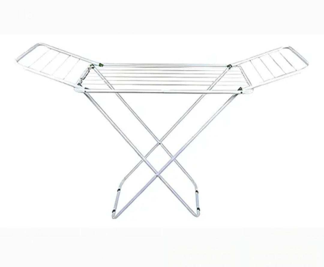 TENDEDEROS TENDER DE HIERRO PIE C/ALAS 8 VARILAS 1.27X44X94CM