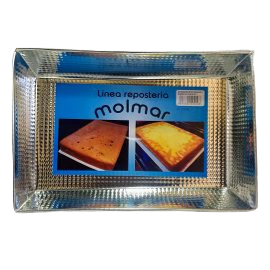 MOLMAR ASADERAS RECTANGULARES N26            HOJALATA MOLDES(18X27CM) TORTERAS