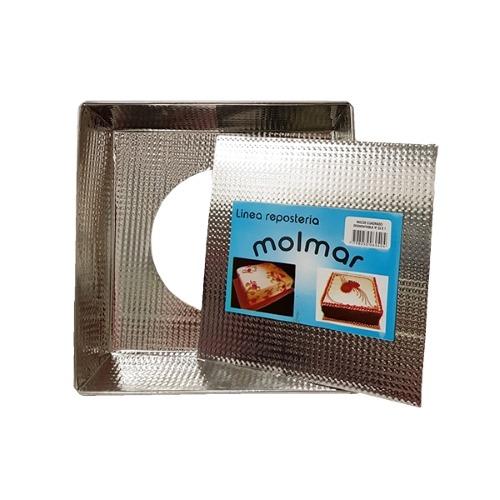 MOLMAR ASADERAS CUADRADAS DESMONTABLES N22   HOJALATA MOLDES(23X23CM)