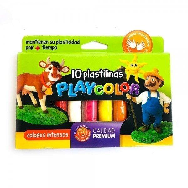 PLAYCOLOR PLASTILINAS X10 SURTIDO-1550-