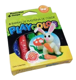 PLAYCOLOR PLASTILINAS X6 -1552-