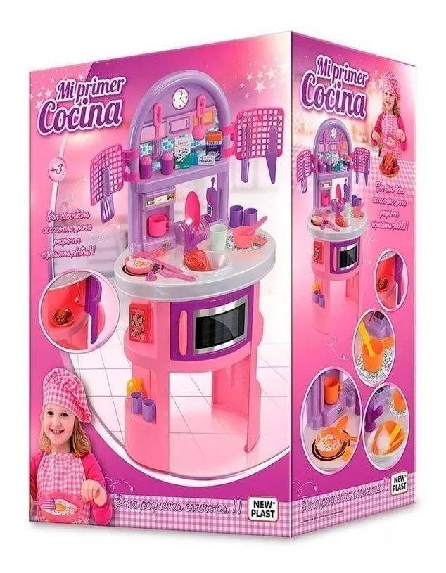 NEW PLAST 10626 MI PRIMER COCINAS            JUEGO CON ACCESORIOS PARA COCINAR COCINITAS