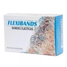 BANDAS ELASTICAS 500 GRS E/CAJA FLEXIBANDS   BANDITAS GOMITAS