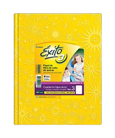 CUADERNOS EXITO ABC N.3 48HJS AMARILLO 19X24 RAYADO