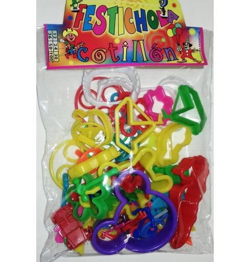 FESTICHOLA MINI COTILLON X100U SURTIDOS      JUGUETES PARA PIñATA SM1