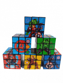 SB.CUBOS MAGICOS VENGADORES 5X5CM 53688