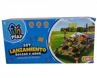 SB.SET LANZAMIENTO 55319 BOLSAS Y AROS 2 EN 1 E/CAJA