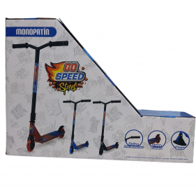 SB.MONOPATIN ACERO 12265 E/CAJA PUñOS ANTIDESLIZANTES