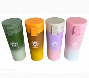JU.VASOS TERMICO HERMETICO 1ERA. CALIDAD ACERO INOXIDABLE 400ML