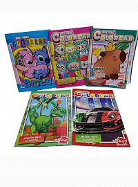 INKDROP LIBROS PARA COLOREAR/ACTIVIDADES CAPIBARA LABUBU INFANTILES TAPA DURA 20X28CM STIT