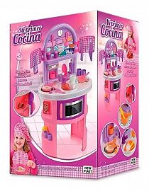 NEW PLAST 10626 MI PRIMER COCINAS            JUEGO CON ACCESORIOS PARA COCINAR COCINITAS