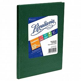 CUADERNOS RIVADAVIA 16X21 50HJ VERDE T/D     FORRADO