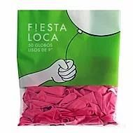 FIESTA LOCA GLOBOS 9P. ROSA X50UNID.         COTILLON